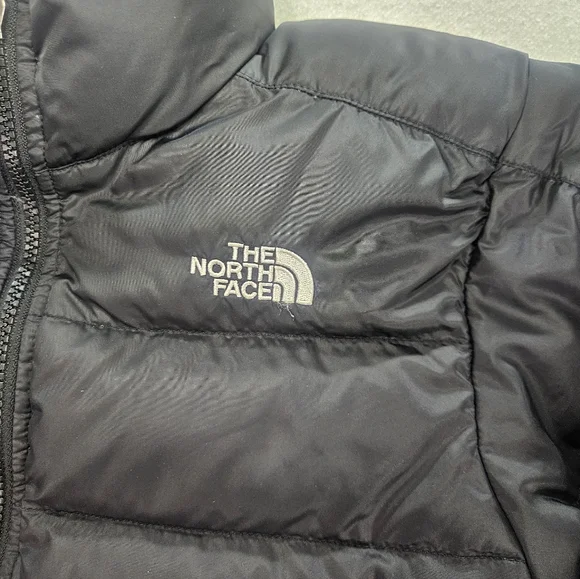 The North Face 550 Down Jacket Boys M 10/12 Black Puffer - Picture 3 of 9